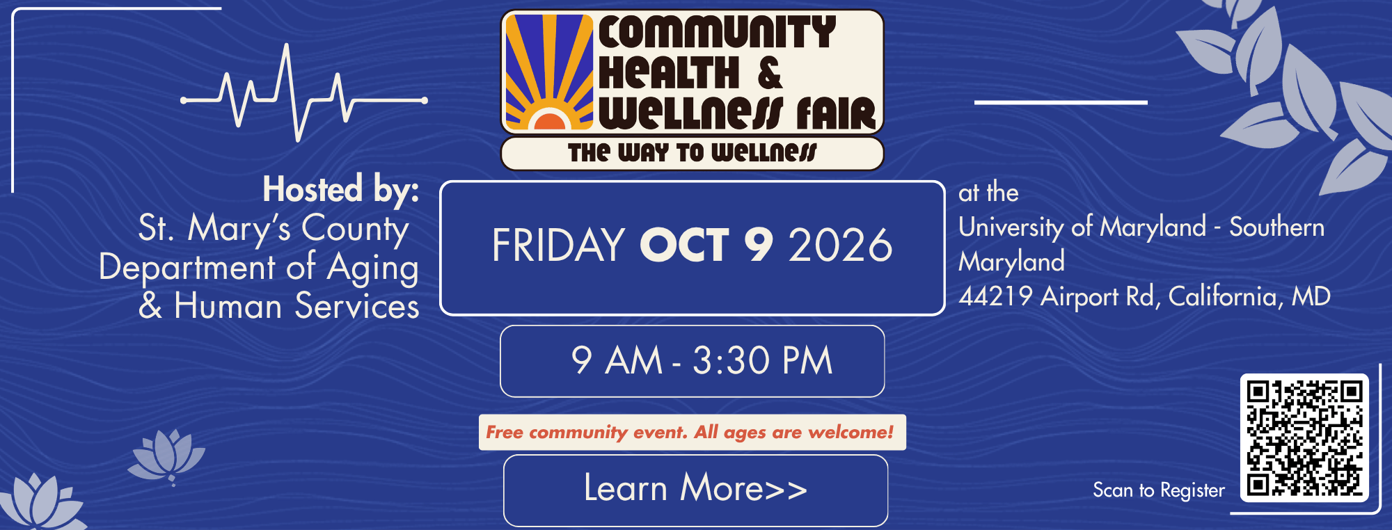 Health Fair Website Banner